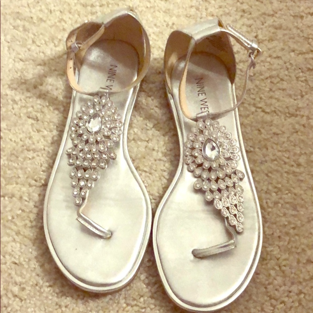 Nine West Rhinestone Sandals
